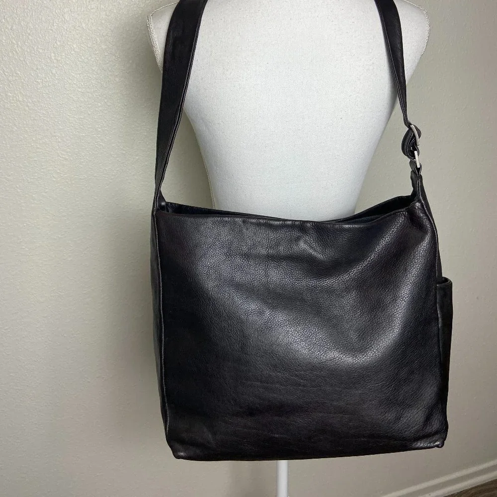 Marco Buggiani Genuine Leather Messenger  Travel  Hobo Bag Italy